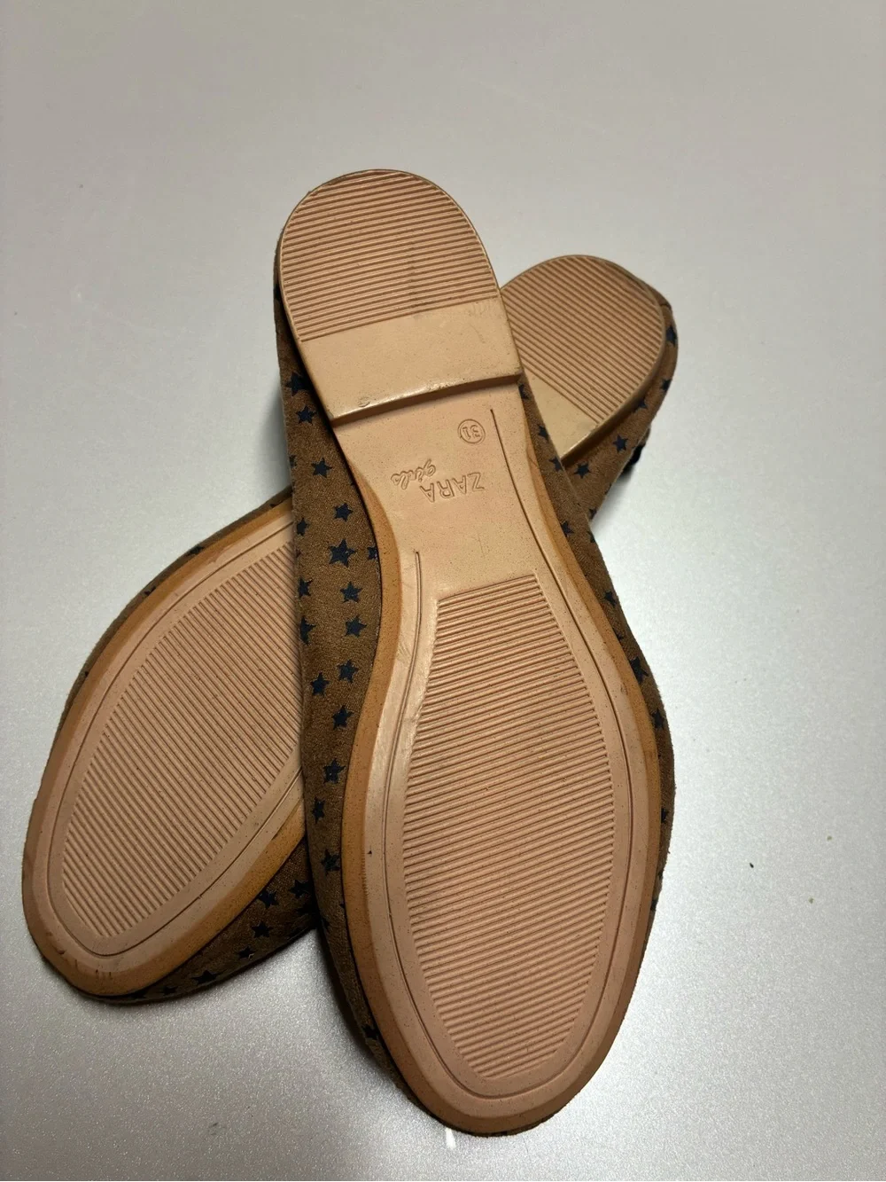 New Zara girls ballet flats size 31 equivalent to US kids size 13